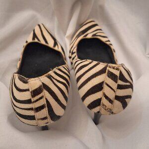 Steve Madden Zebra Print Pointed Toe Pumps | Size 8.5 | Statement Heels